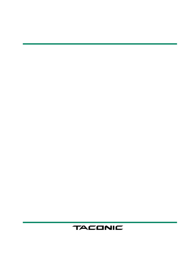 Taconic TLX 9 Datasheet | PDF | Microwave | Lamination