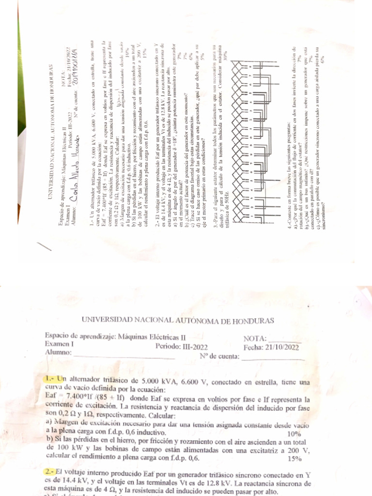 Examen 1 y 2 | PDF