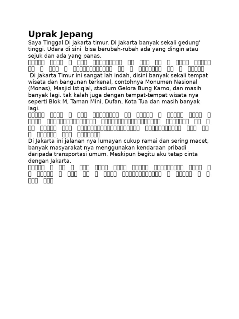 Uprak Jepang | PDF