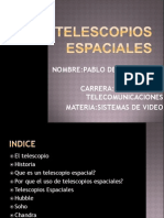 TELESCOPIOS ESPACIALES