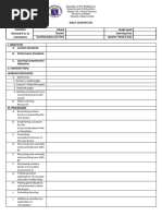 Weekly Lesson Plan 2024 - 2025 | PDF | Teachers | Curriculum
