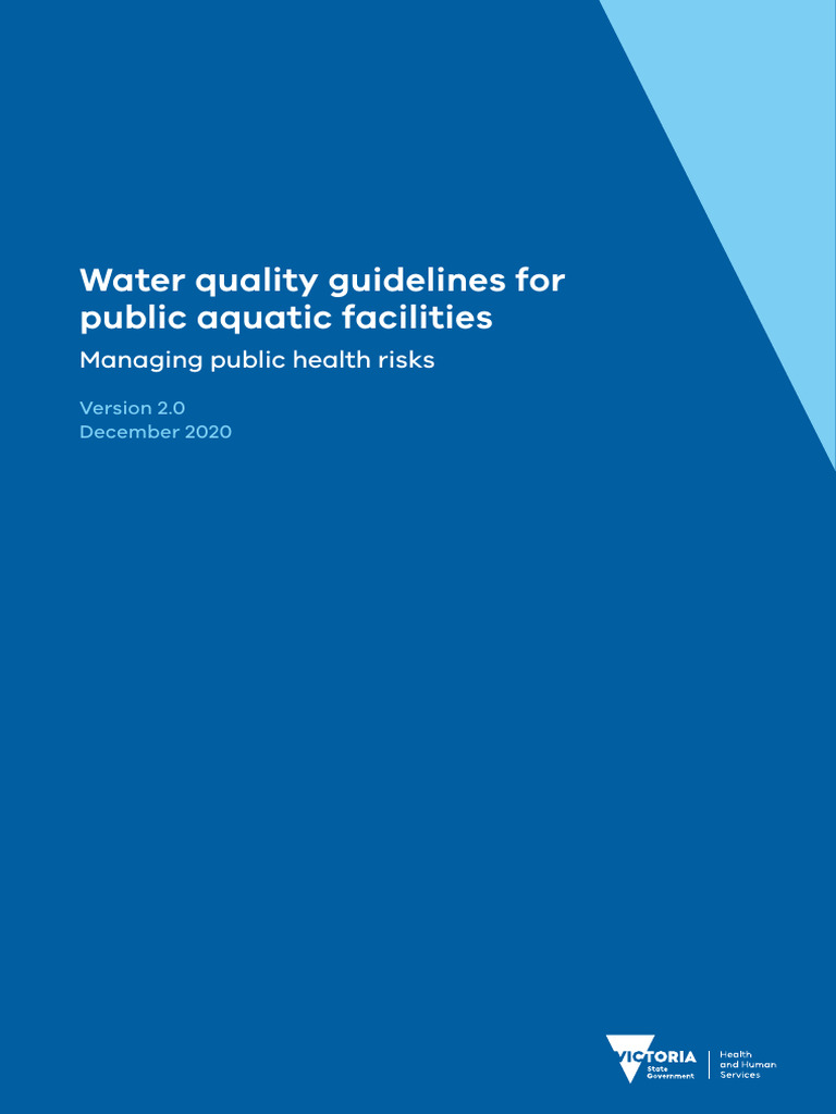 Water Quality Guidelines For Public Aquatic Facilities Managing Public ...