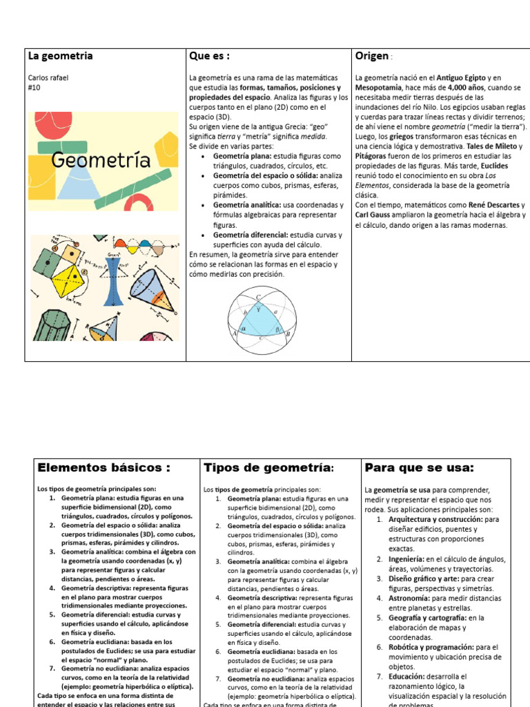 La Geometria | PDF | Geometría | Geometría euclidiana