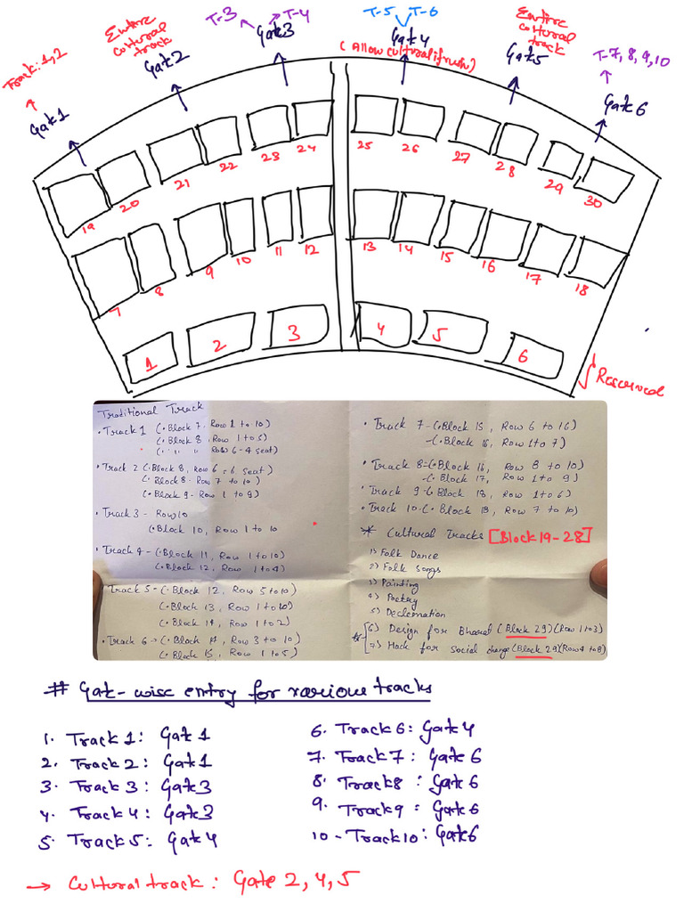 Plenary Hall Seat Map | PDF