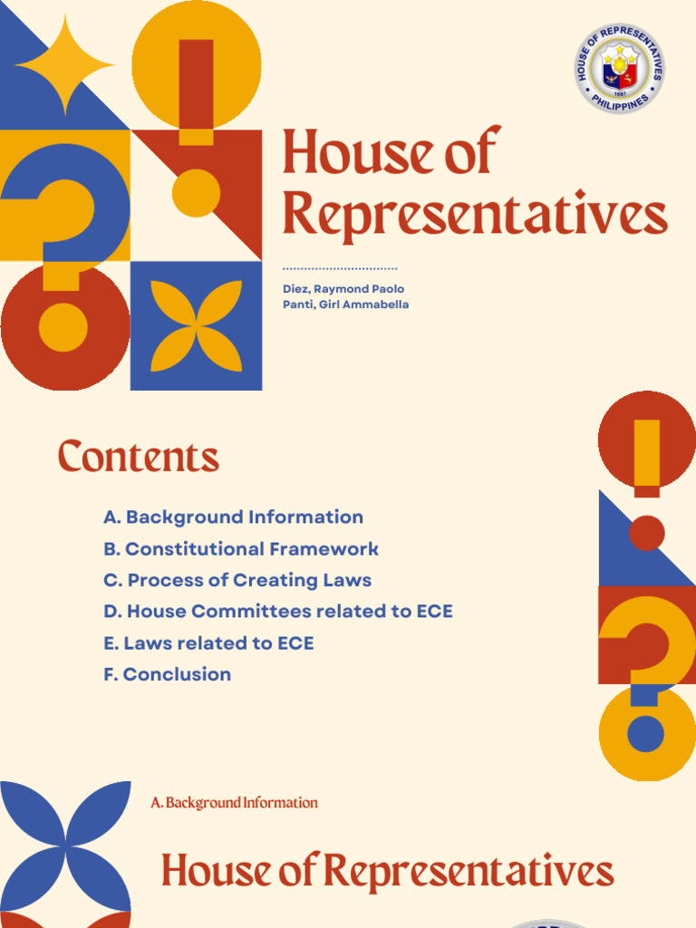 House of Representatives | PDF | Bill (Law) | Separation Of Powers