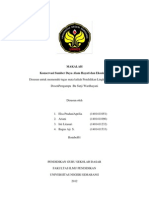 MAKALAH3 Konservasi SDA Hayati Dan Ekosistemnya