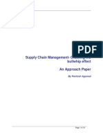 Supply Chain Management-Cracking The Bullwhip Effect An Approach Paper