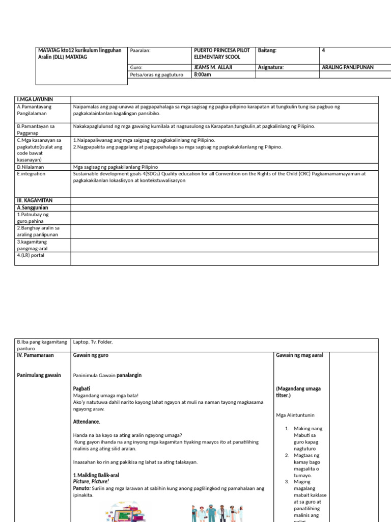 Ap-Final-Lp Grade 4 | PDF