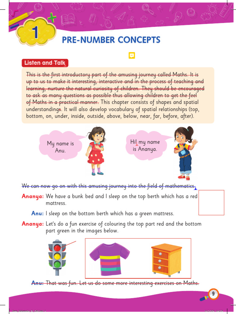 Reem Mathematics G1 Ch01 | PDF | Cognition