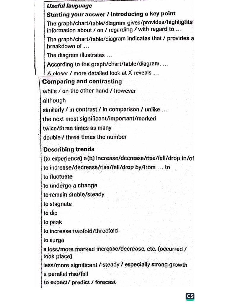 Useful Language Task 1 | PDF