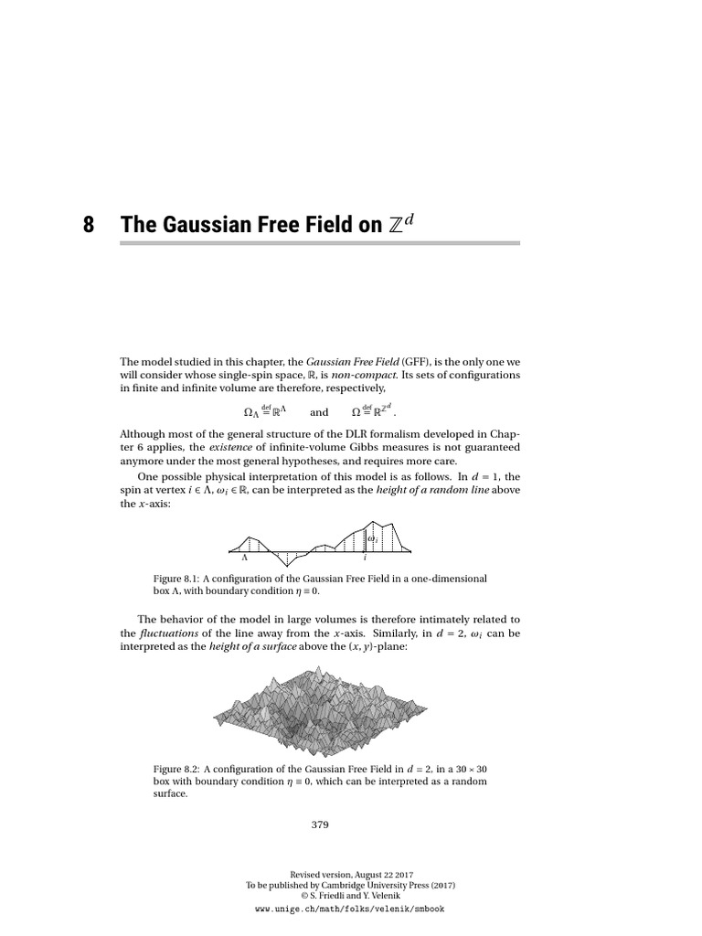 Gaussian Free Field | PDF | Normal Distribution | Variance