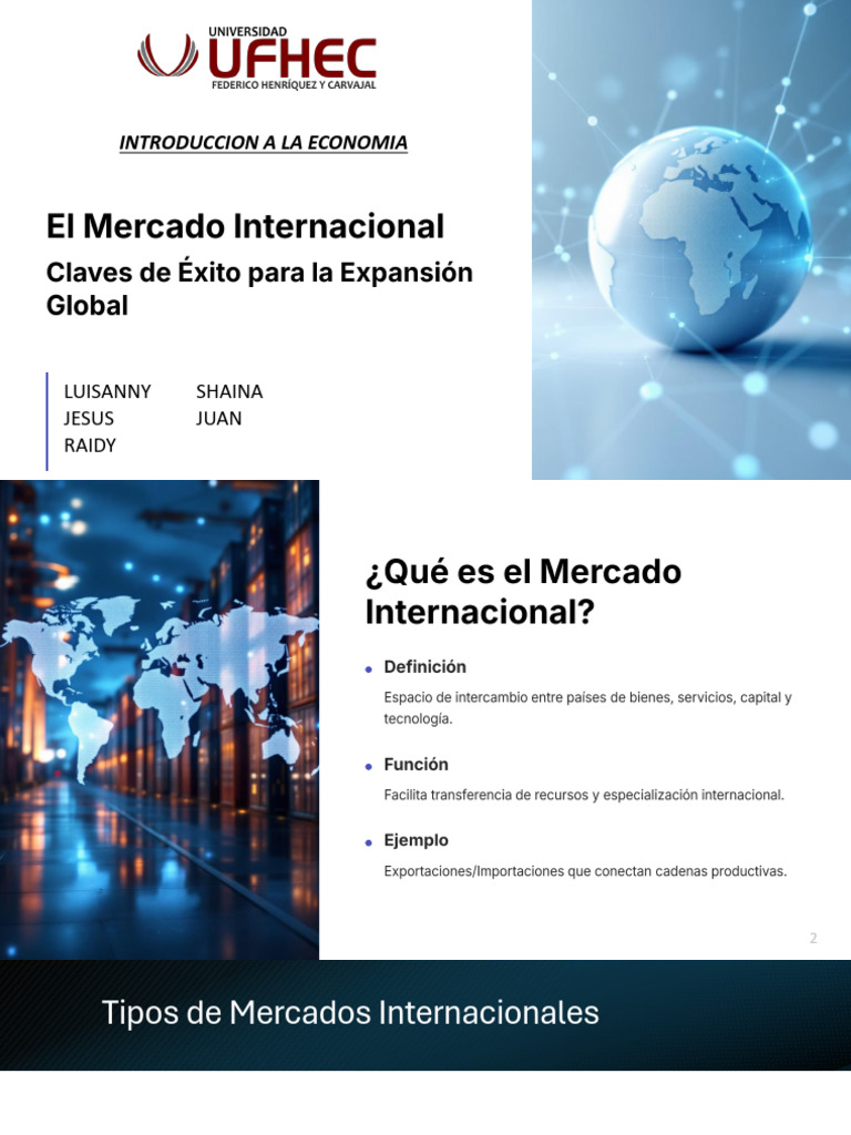 El Mercado Internacional y Claves de Éxito para La Expansión Global ...
