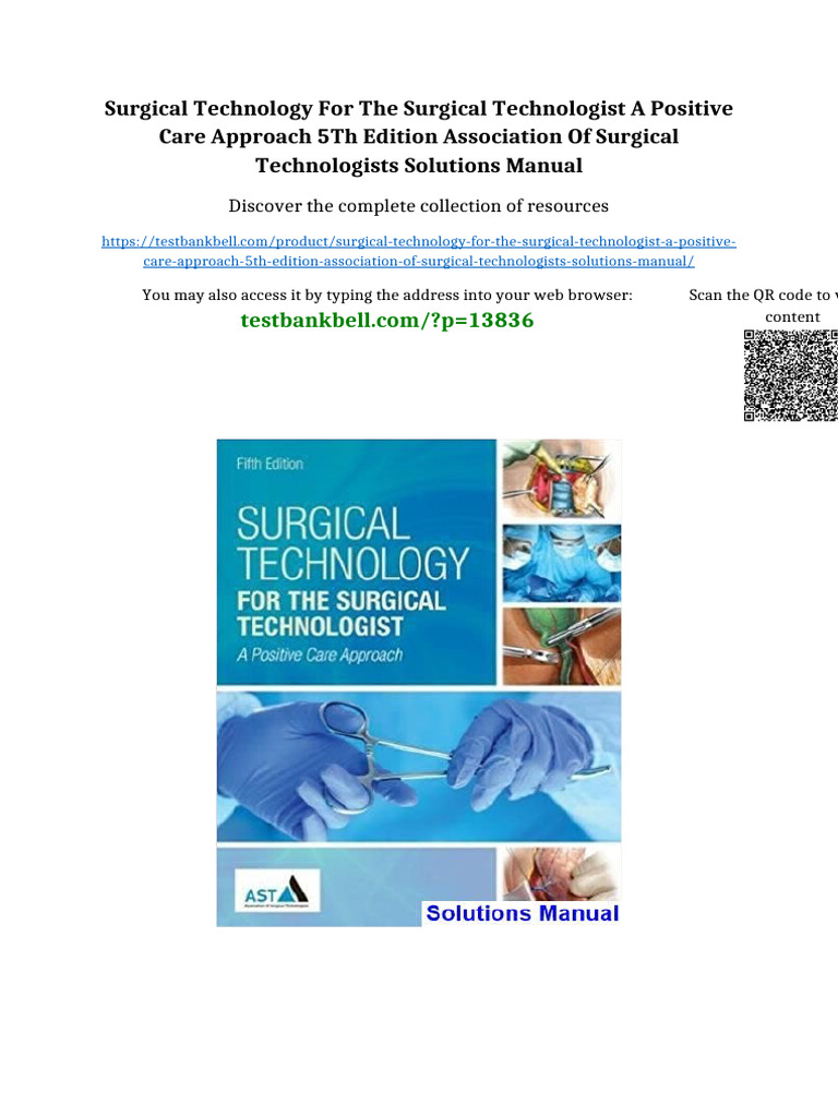 Surgical Technology For The Surgical Technologist A Positive Care ...