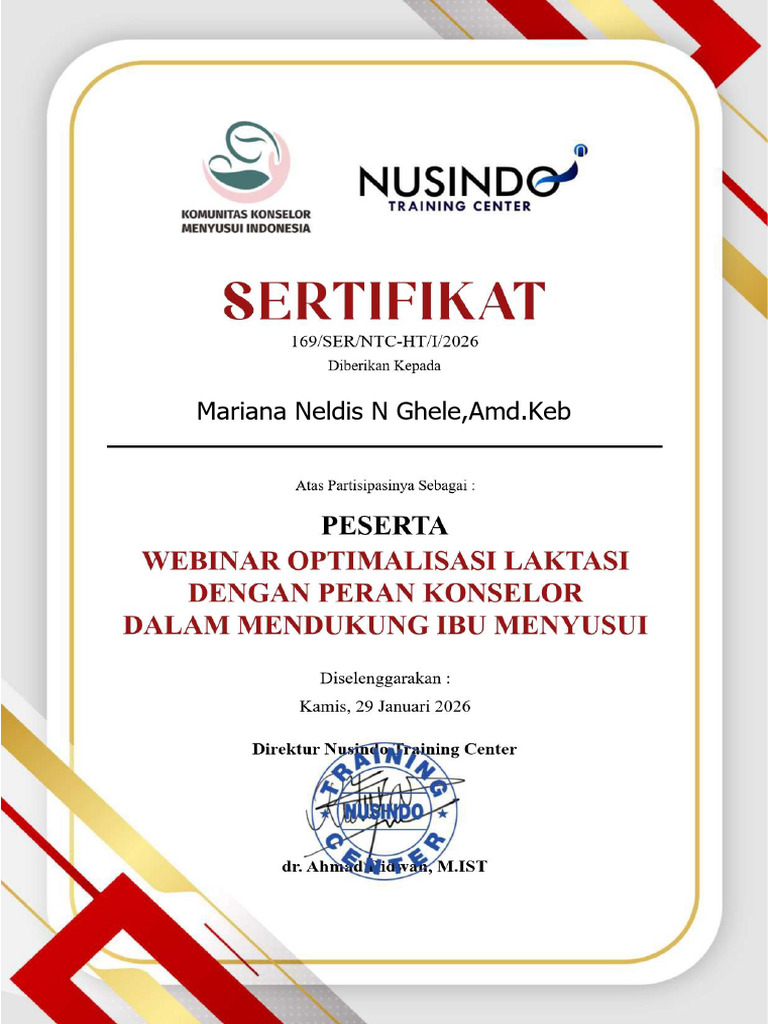 Mariana Neldis N Ghele, Amd - Keb | PDF