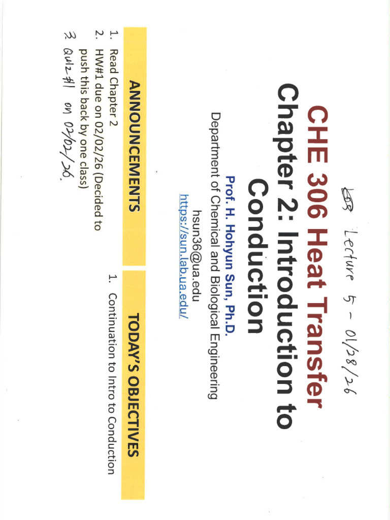 L05 - Ch. 2 (Intro To Conduction) | PDF
