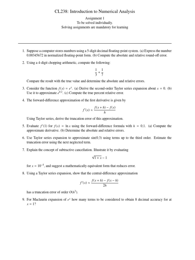 Assignment 1 | PDF