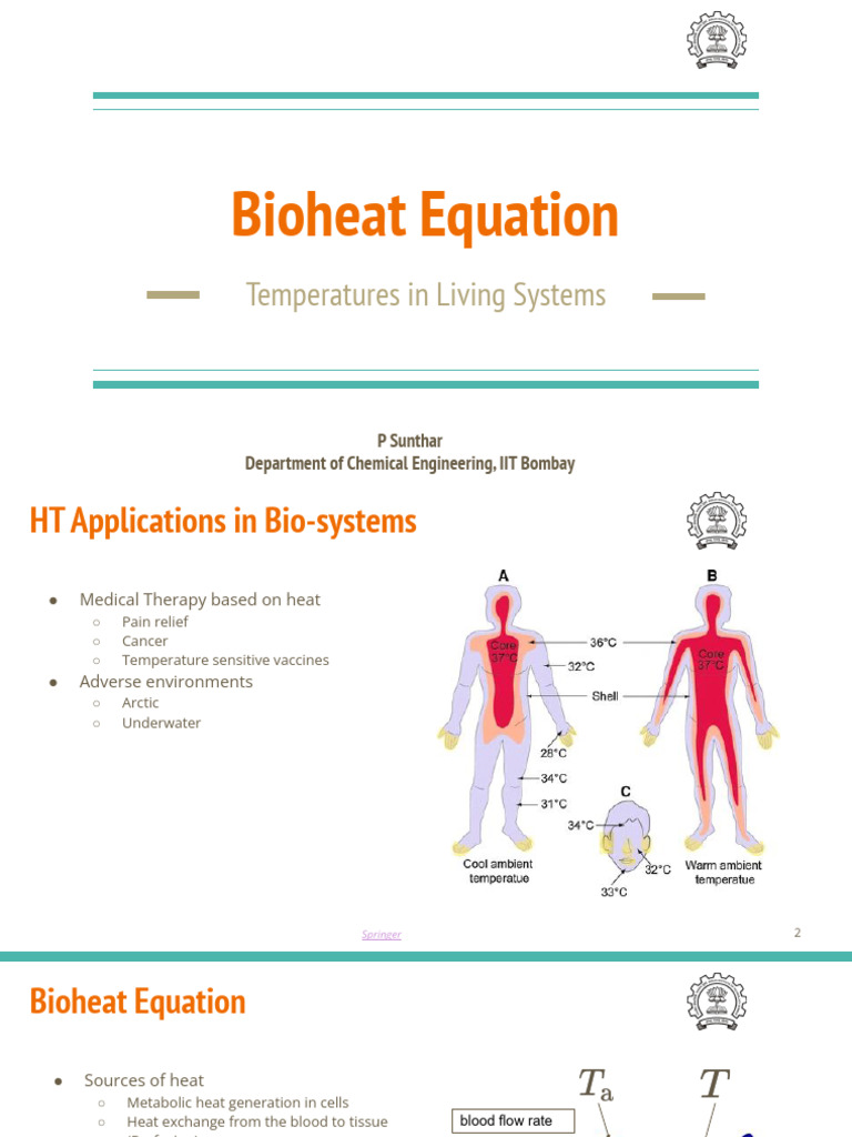 HT 2.5 Bio-Heat Equation | PDF