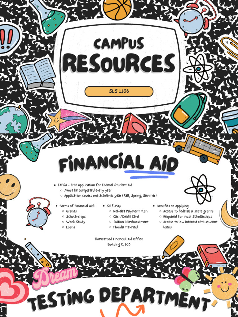 Campus ResourcesDepartments | PDF | Student Financial Aid In The United ...