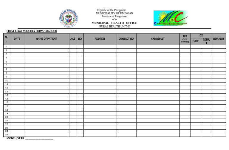 CXR Voucher Form | PDF