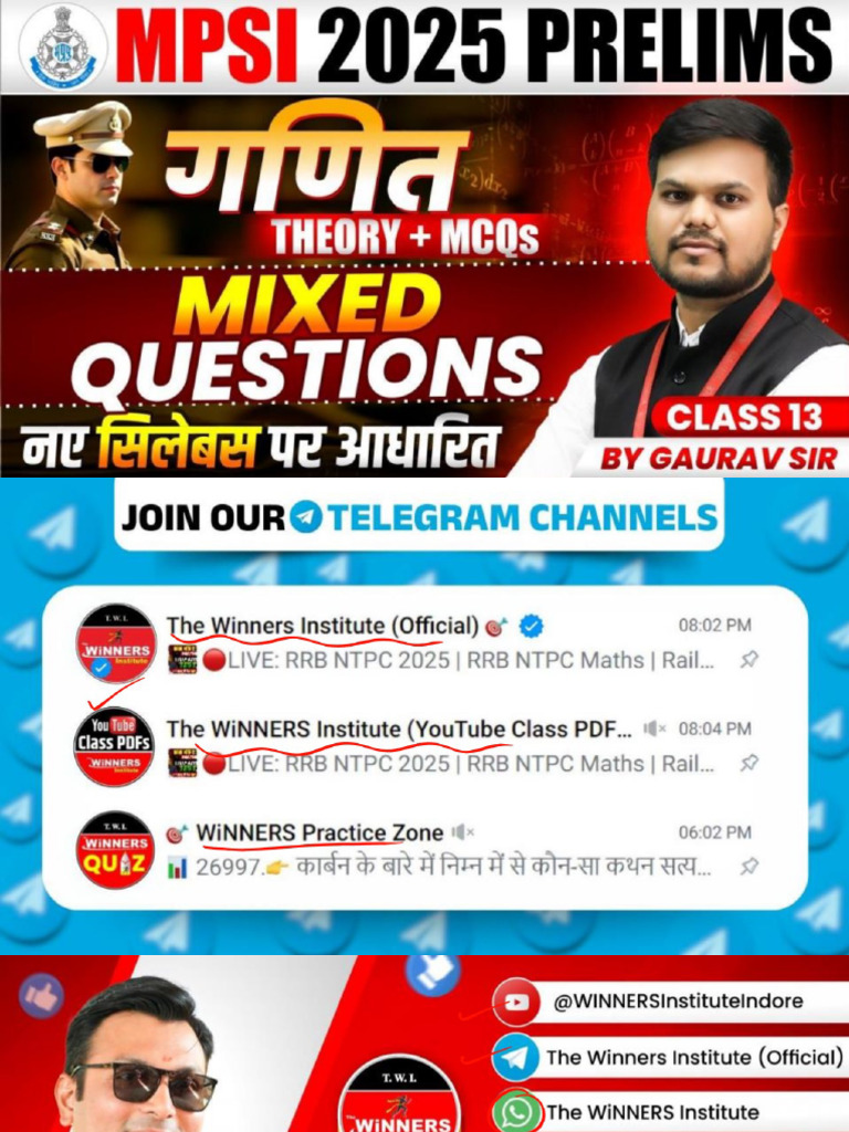 MPSI New Vacancy 2025 MPSI Prelims Exam 2025 Mixed Questions | PDF