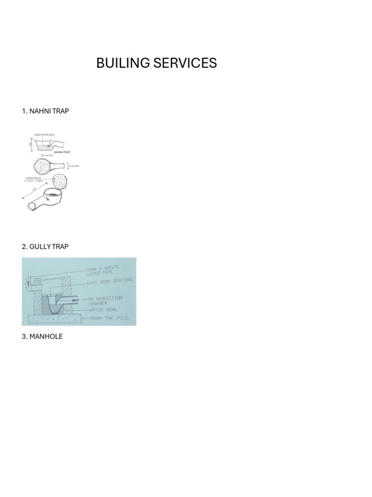 Building Services Sem IV | PDF | Storm Drain | Sanitary Sewer