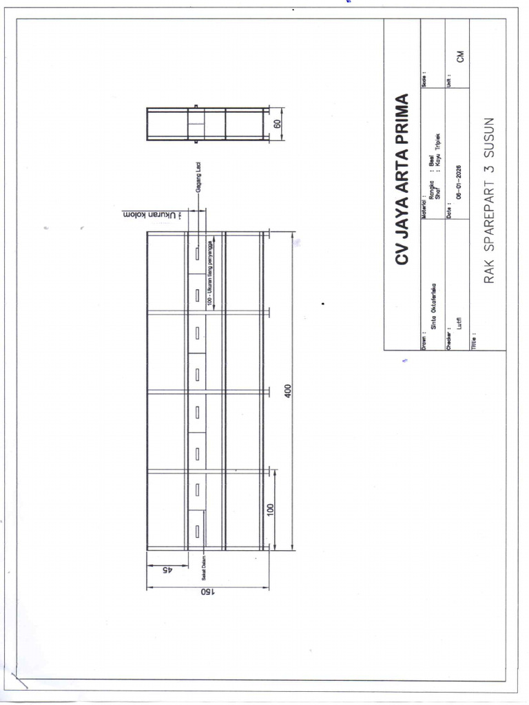 Rak Sparepart | PDF