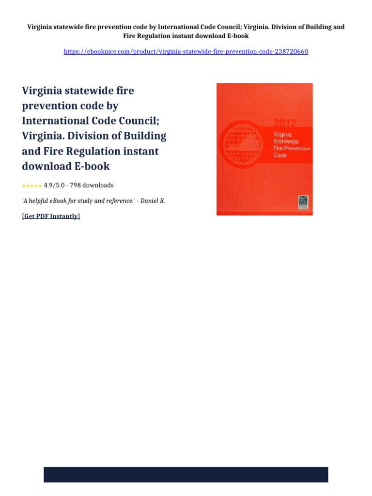 Virginia Statewide Fire Prevention Code by International Code Council ...