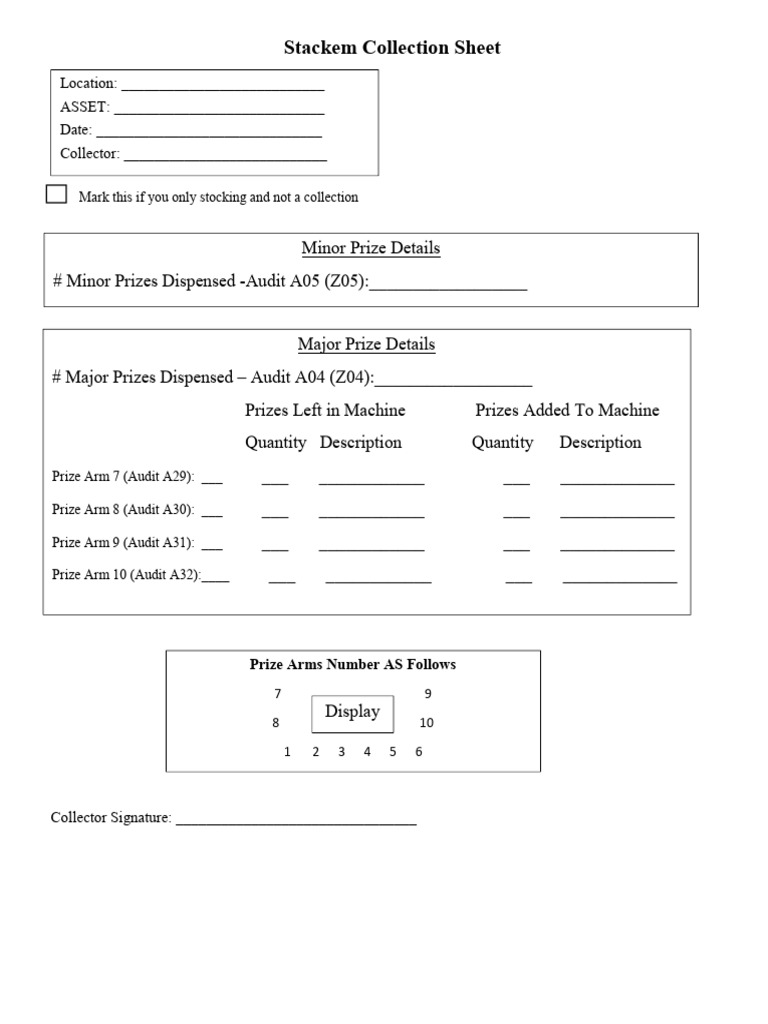 Stakem Sheet | PDF