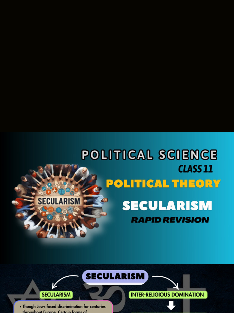 Secularism - Rapid Revision | PDF