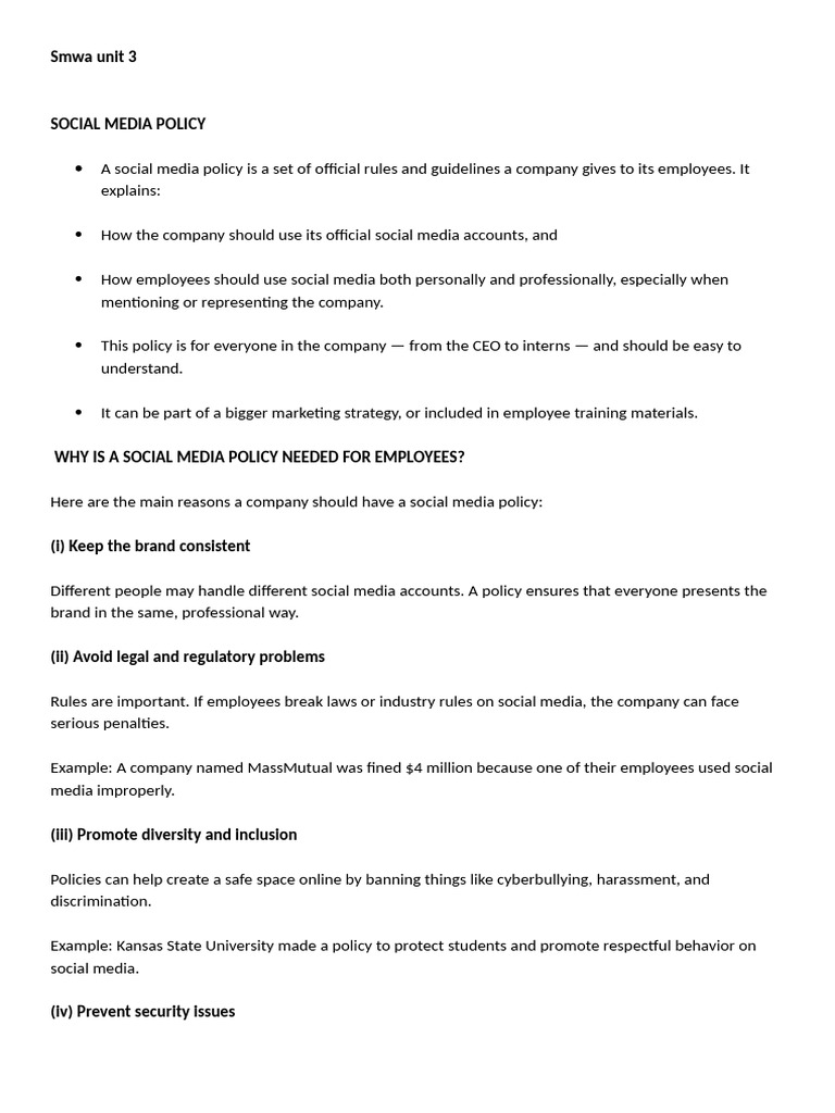 Smwa Unit 3 | PDF | Social Media | Popular Culture & Media Studies