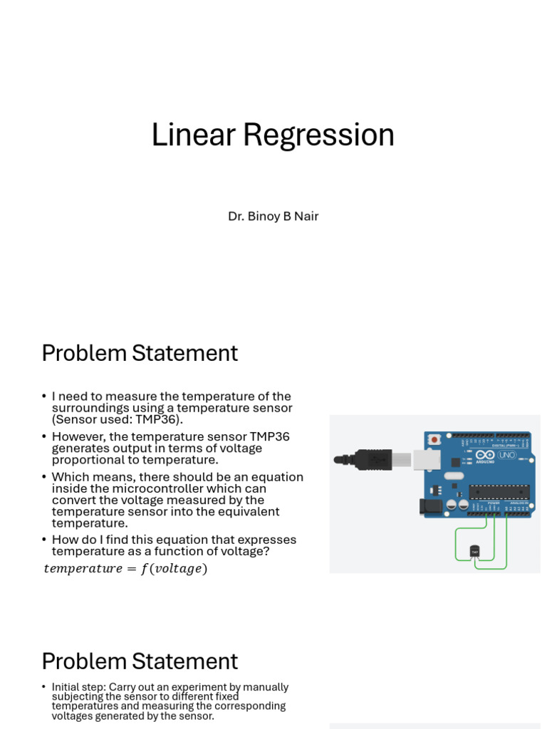 07 23ECE216 Linear Regression | PDF | Errors And Residuals | Linear ...