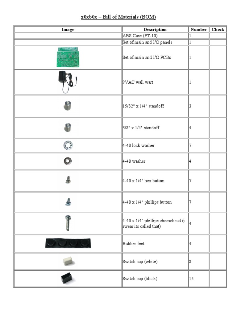 Electronics Components Specification | PDF | Capacitor | Resistor