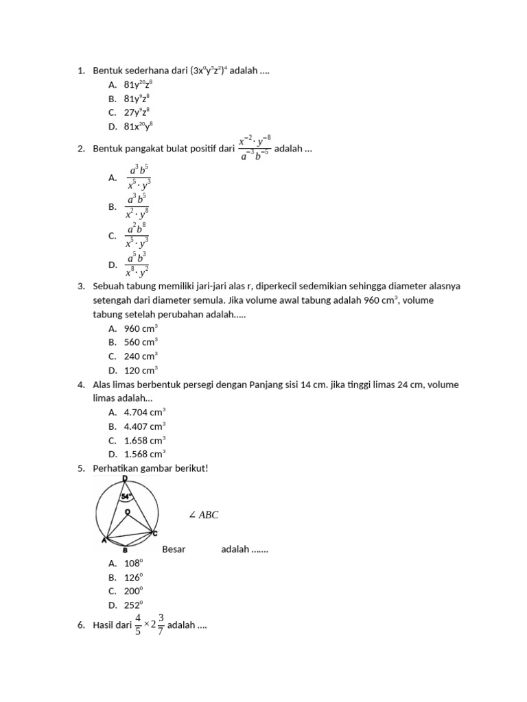 Soal Mat | PDF