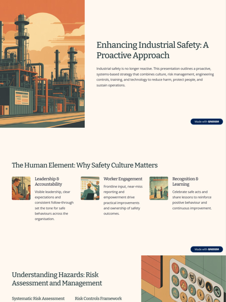 Enhancing Industrial Safety A Proactive Approach. | PDF | Occupational ...
