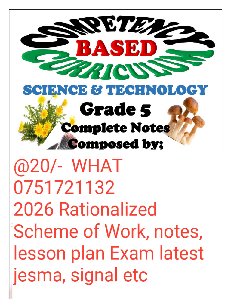Grade 5 Science & Technology Notes01 - Sign | PDF | Amphibian | Plants