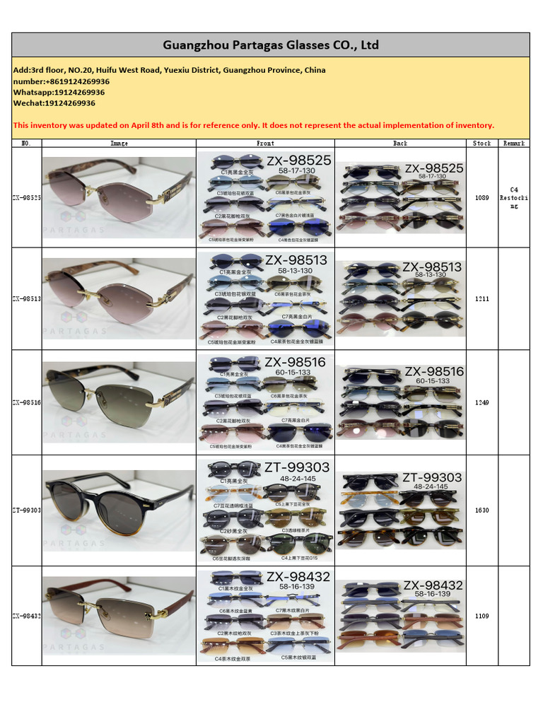 2026 Q1 NEW ARRIVAL Sunglasses(UV400) 1(2026-01-29 21_17_20) | PDF