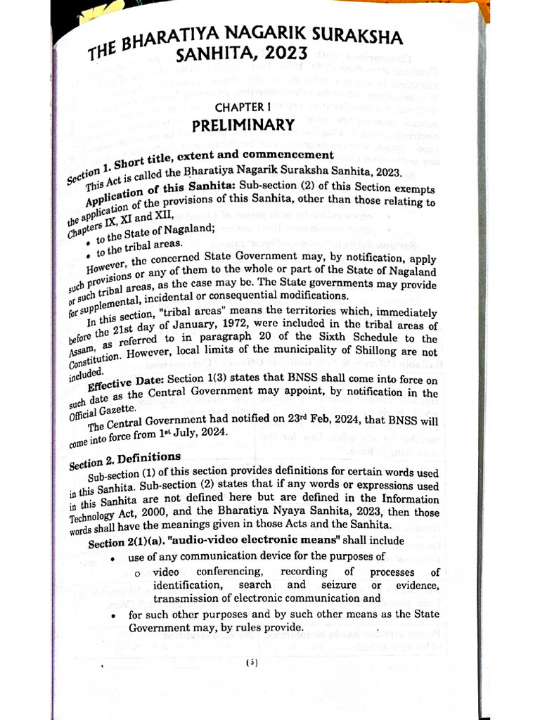 Module 1 Bnss Swamyraj | PDF
