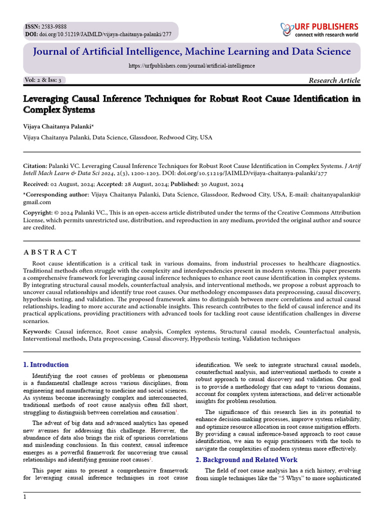 Leveraging Causal Inference Techniques For Robust Root Cause ...