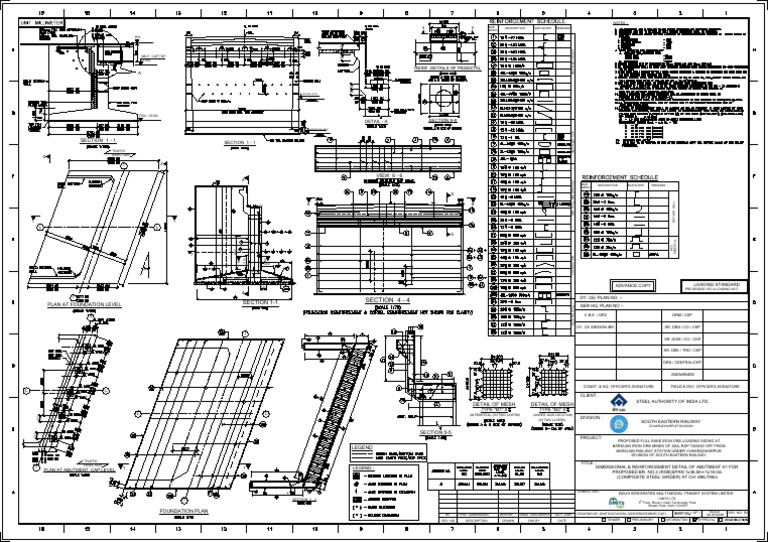 BR. NO. 3 Comp. Steel 1x18 +1x 36m RCC-A1 | PDF | Civil Engineering | Iron