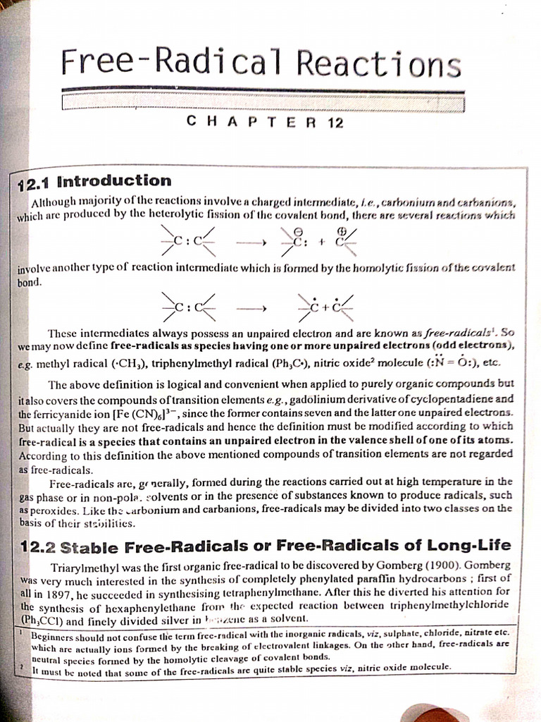 Free Radical | PDF