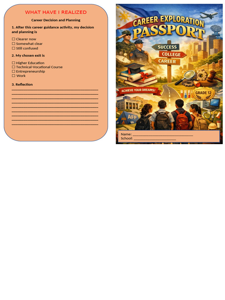 Passport Career Exploration | PDF