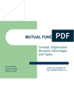 Mutual Fund: Concept, Organization Structure, Advantages and Types