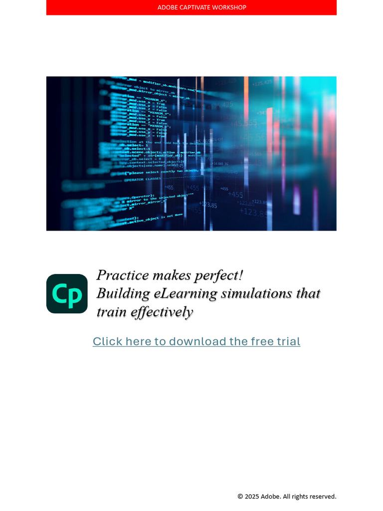 Adobe Captivate Exercise Script | PDF | Educational Technology | Button ...