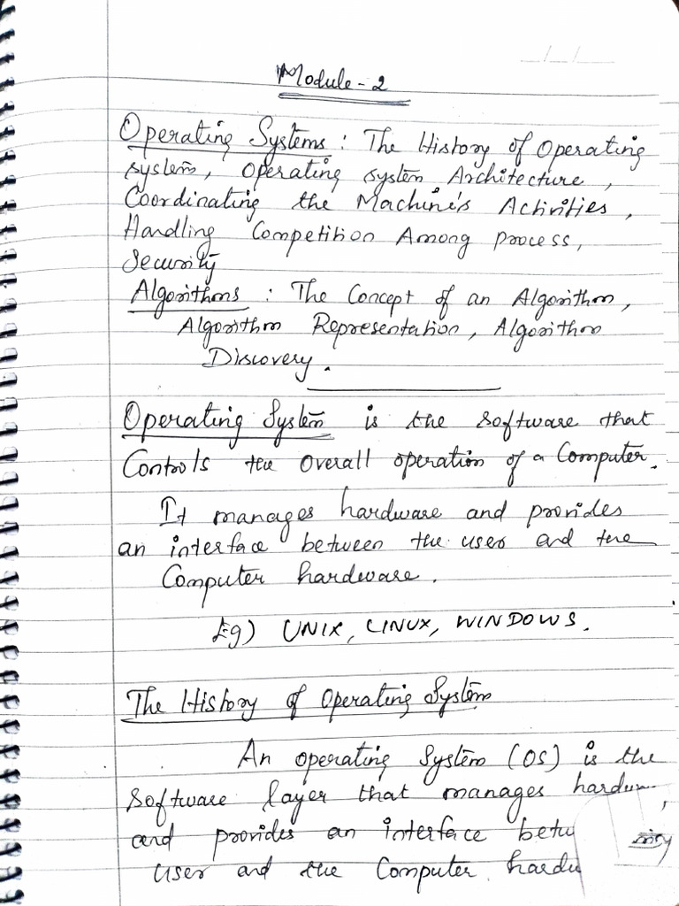 Module 2 Part1 Notes | PDF