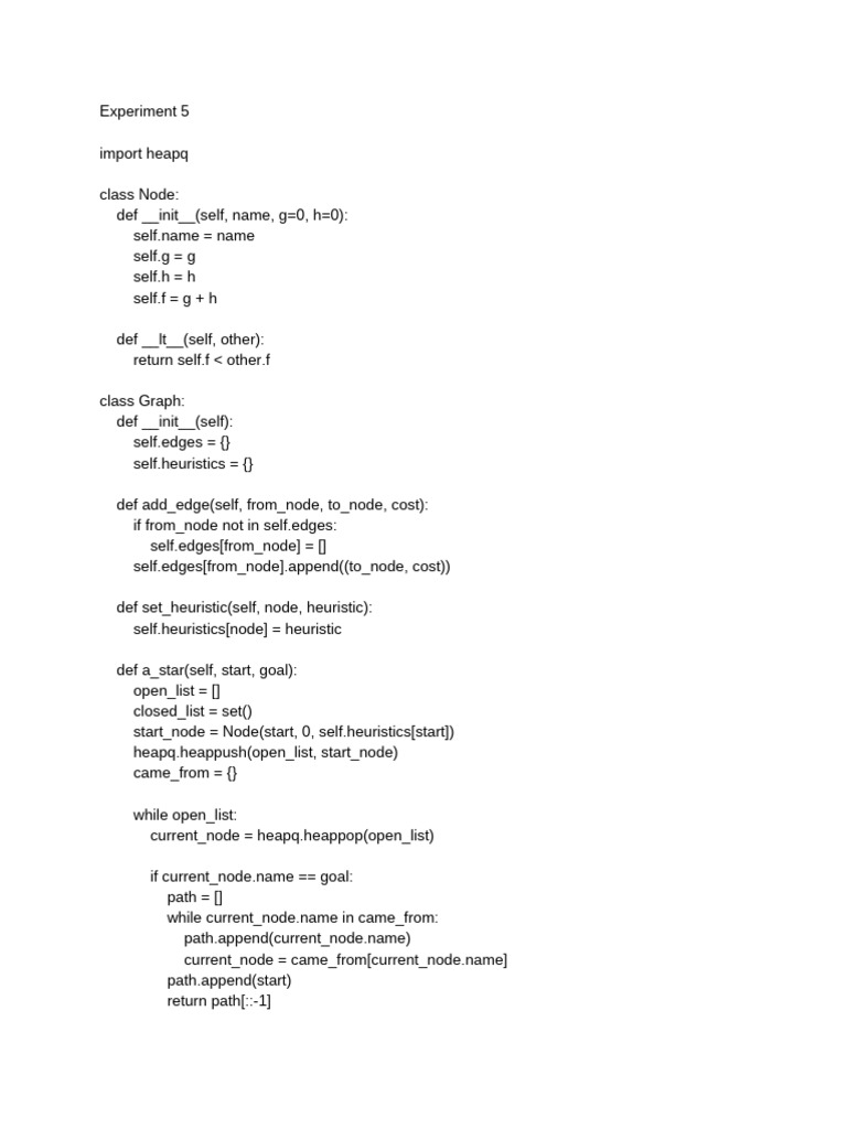 Experiment 5 | PDF