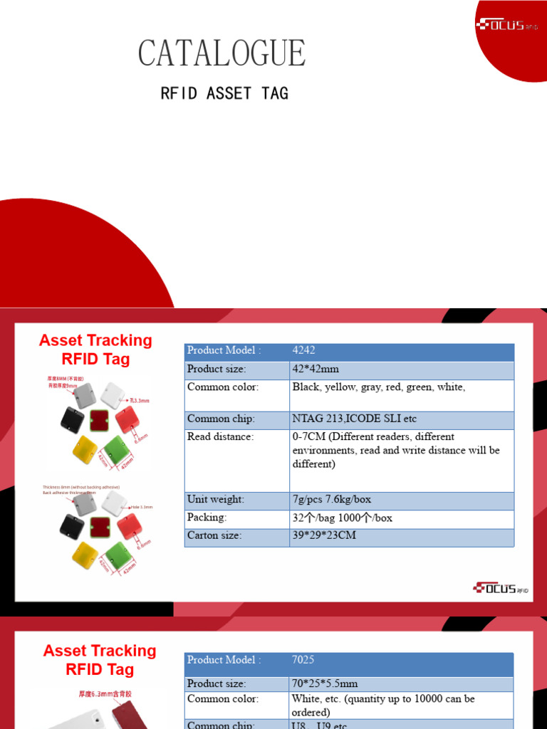 Focus-Catalogue All Products | PDF | Radio Frequency Identification ...