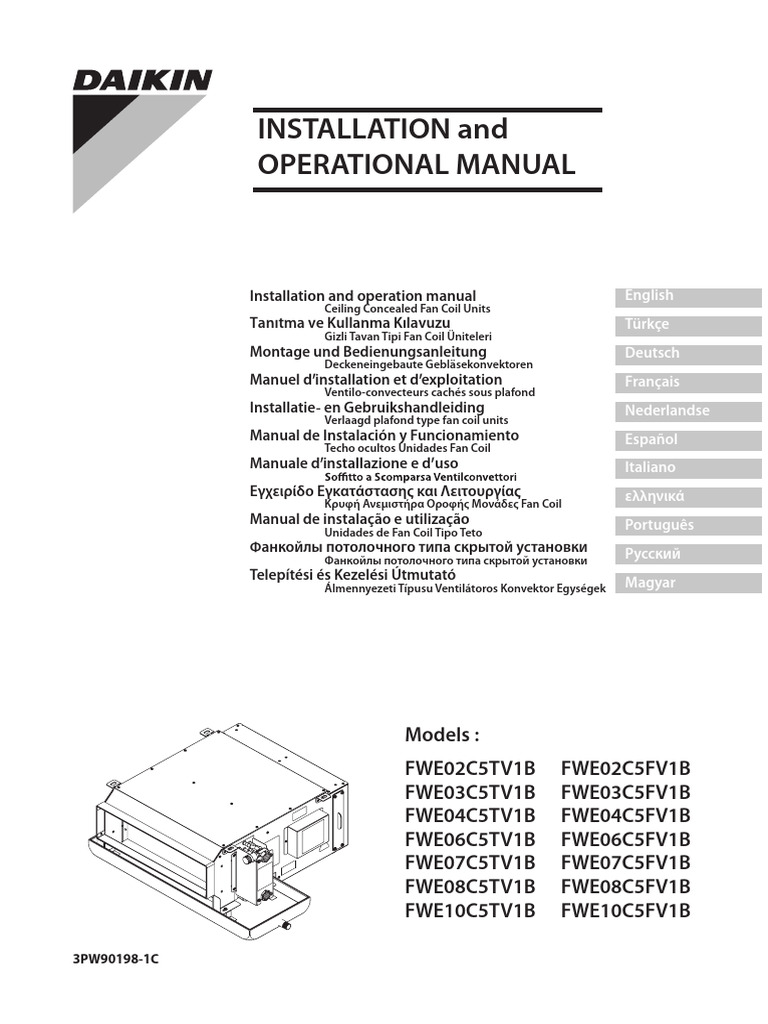 FWE-CT-CF IOM 3PW90198-1C en Installation Manuals | PDF | Electrical ...