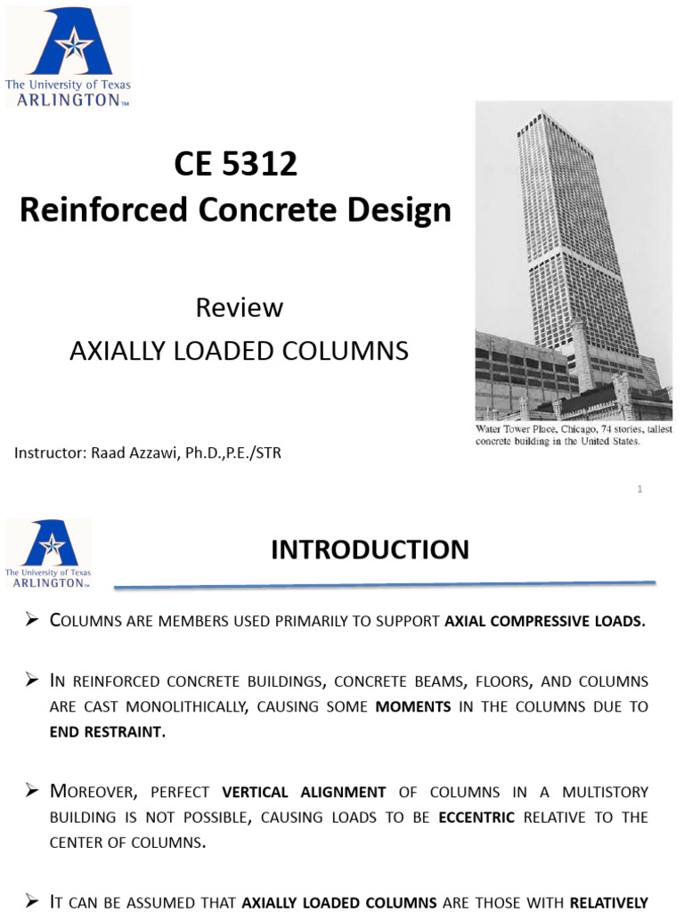 Slender Cols Handout | PDF | Buckling | Column