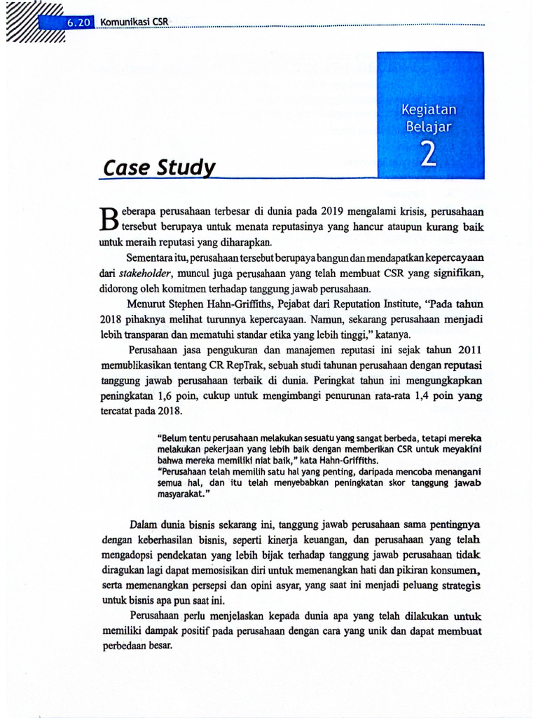 Modul 6. KB.2 Case Study | PDF