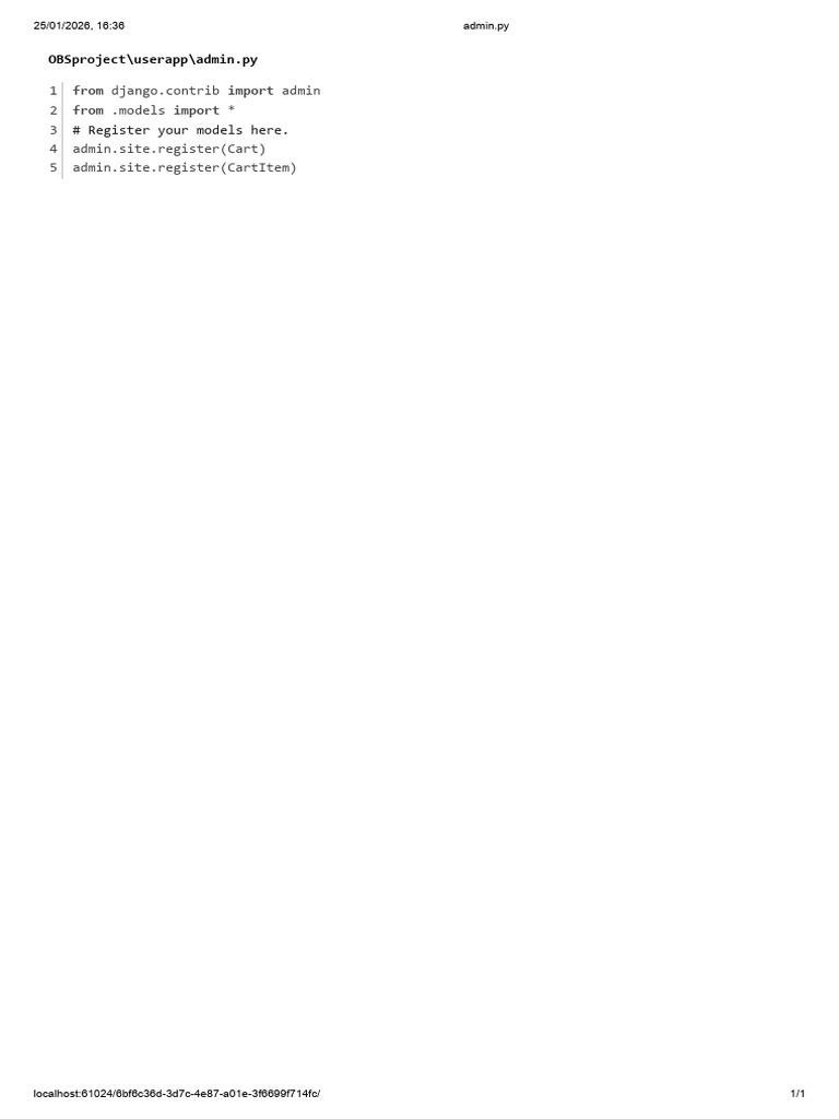 Admin Py3 | PDF